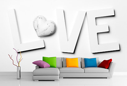 3D Fototapeta Love 1022